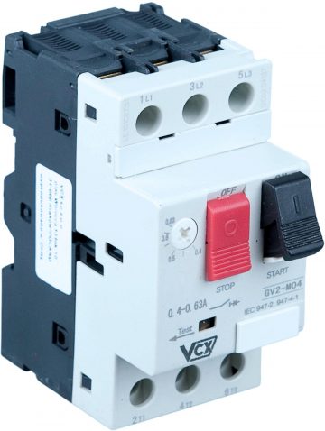 VCX GV2 6.0-10A motora ķēdes pārtraucējsVCX GV2 6.0-10A motora ķēdes pārtraucējs