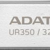 Adata UR350 32GB USB3.2 Gen1 metāla, melna zibatmiņa