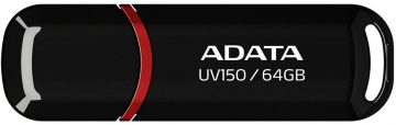 Adata Pendrive UV150 64 ГБ USB3.2 черный Adata Pendrive UV150 64 ГБ USB3.2 черный