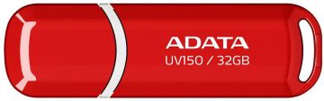 Adata UV150 32 GB USB3.2 välkmälu, redAdata UV150 32 GB USB3.2 välkmälu, punane
