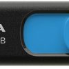 Флеш-накопитель Adata UV128 64 ГБ USB 3.2 Gen1, черно-синий