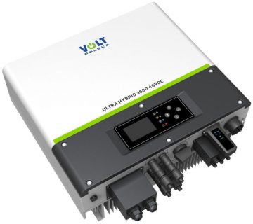 Гибридный солнечный инвертор Volt Polska Ultra Hybrid 3600 Вт/5400 Вт 2x MPPT (120–500 В) с Wi-Fi. Гибридный солнечный инвертор Volt Polska Ultra Hybrid 3600 Вт/5400 Вт 2x MPPT (120–500 В) с Wi-Fi.