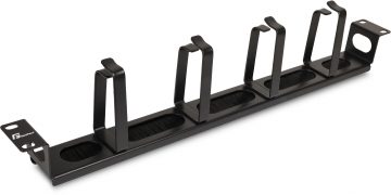 Горизонтальный металлический кабельный органайзер 1U с щеточным каналом OGF-MRB GETFORT Горизонтальный металлический кабельный органайзер 1U с щеточным каналом OGF-MRB GETFORT