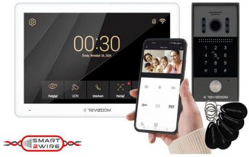 Видеодомофоны REVIZOOM RM-T203HD WHITE/RC-212HD-CK1Видеодомофоны REVIZOOM RM-T203HD WHITE/RC-212HD-CK1