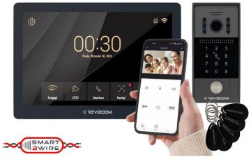 Видеодомофоны REVIZOOM RM-T203HD BLACK/RC-212HD-CK1Видеодомофоны REVIZOOM RM-T203HD BLACK/RC-212HD-CK1