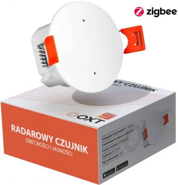 OXT spilgtuma klātbūtnes radara sensors 230V ZigBee TUYA OXT spilgtuma klātbūtnes radara sensors 230V ZigBee TUYA