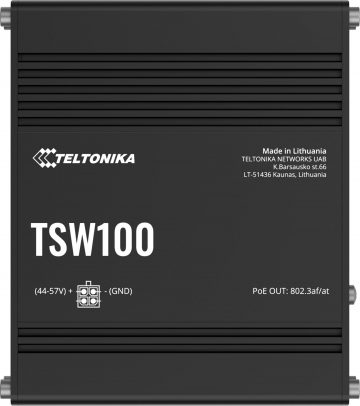 Промышленный коммутатор PoE Teltonika TSW100 (TSW100010000)Промышленный коммутатор PoE Teltonika TSW100 (TSW100010000)
