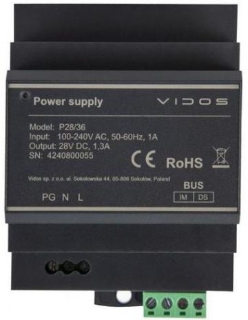 Блок питания Vidos DUO P28/36 Блок питания Vidos DUO P28/36