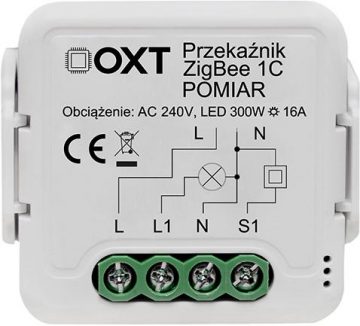 OXT moduļa releja 1 ķēdes mērīšana 16A ZigBee TUYAOXT moduļa releja 1 ķēdes mērīšana 16A ZigBee TUYA