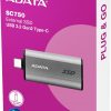 Adata SC750 2000G USB3.2C ārējais SSD disks 1050/1000MB/s