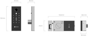 Ezviz DL03 Pro išmanusis skaitmeninis užraktas