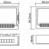 OXT mini releja modulis 4 ķēdēm ZigBee TUYA