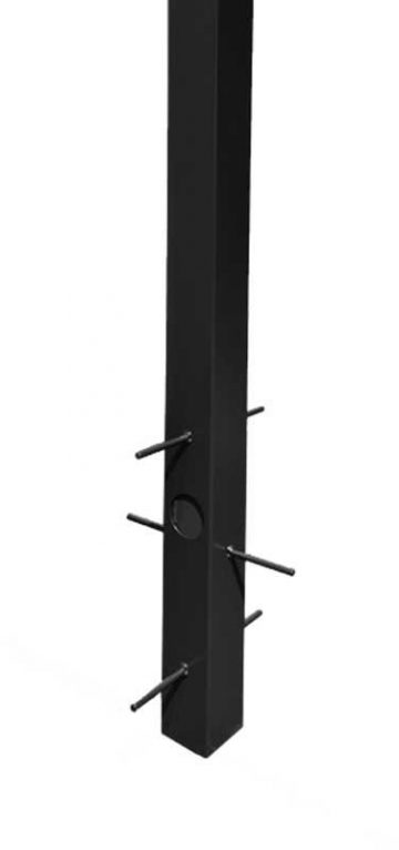 Мачта для камеры Camsafe CS-MKB3, квадратная мачта для видеонаблюдения, 3 м, вмонтированная в бетон