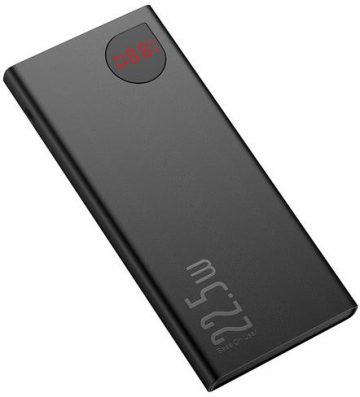 Powerbank Baseus Adaman Metal PPAD070001 10000mAh 22.5W PD QC 3.0 2x USB-A 1x USB-C + KABELIS