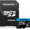 Adata microSD Premier 256 ГБ UHS1/CL10/A1 + адаптер