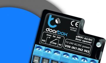 Blebox durvju vadības modulis Blebox durvju vadības modulis