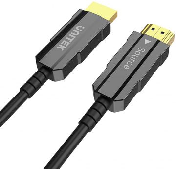Unitek HDMI 2.0 AOC optiskais kabelis 4K 60Hz 15 m