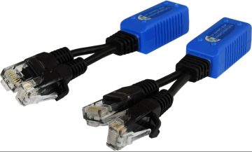 SPLITTER 2xRJ45 (PLUG) - 1xRJ45 (KLIKKIGE) Pulsar P-POE2