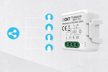 OXT mini relay module 1 circuit without N ZigBee TUYA