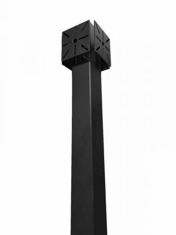 Мачта для камеры Camsafe CS-MKB3, квадратная мачта для видеонаблюдения, 3 м, вмонтированная в бетон