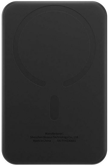 Powerbank Baseus Magnetic Mini P10022107113-00 5000mAh 20W PD INDUKTĪVS Qi USB-C USB-C KABELIS