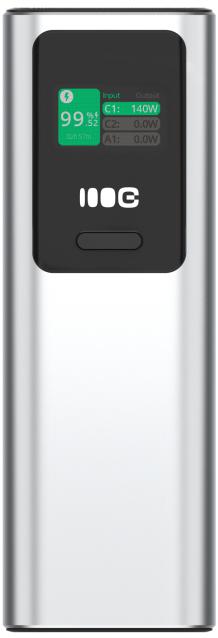 POWERBANK Greencell PowerPlay Ultra 25200mAh ĀTRĀ UZLĀDE 140W 2x USB-C PD 1x USB-A