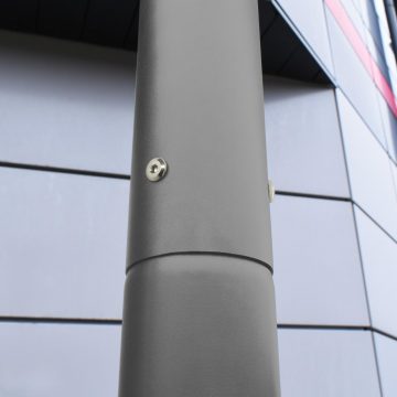 BEMKO foldable lighting pole 3 m 160 × 160 mm fi 60 mm grey