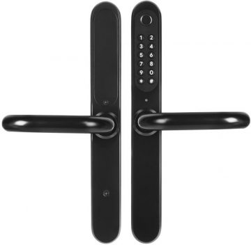 Дверная ручка с контроллером доступа EURA ELH-30H4 Black