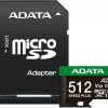 Adata MicroSD atmiņas karte Speed Plus 512GB UHS1 U3 V30 A2 180/160 MB/s Adata MicroSD atmiņas karte Speed Plus 512GB UHS1 U3 V30 A2 180/160 MB/s