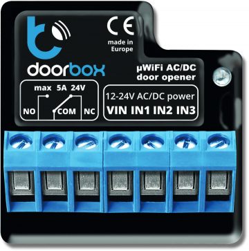 Blebox durvju vadības modulis Blebox durvju vadības modulis