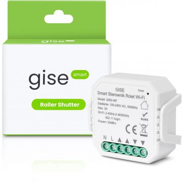 GISE Smart WiFi Roller Blinds Controller GEN 2 | Tuya | GRS-WF GISE Smart WiFi Roller Blinds Controller GEN 2 | Tuya | GRS-WF