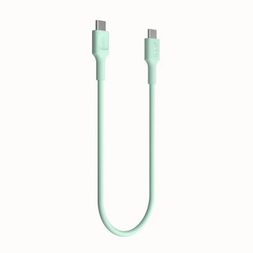 КАБЕЛЬ USB-C / USB-C Greencell PowerFlex 120 см PD 100 Вт зеленый силикон