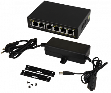Коммутатор POE 4+2 PULSAR S64 Коммутатор POE 4+2 PULSAR S64