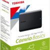 Внешний жесткий диск TOSHIBA CANVIO BASICS 2,5 дюйма, 1 ТБ, USB 3.2 Gen 1, черный