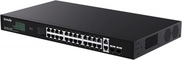 Коммутатор POE TENDA TEG1128P-24-250W