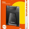 <![CDATA[Adata DashDrive Durable HD650 2TB 2.5'' USB3.1 Melns]]>