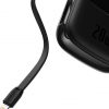 Powerbank Baseus Qpow digitālais displejs PPQD060201 20000mAh 20W PD QC USB-A USB-C + Lightning kabelis