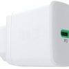 Greencell PowerSource Solo30 30W maiņstrāvas lādētājs 1xUSB-C PD 3.0 QC 4.0+ balts Greencell PowerSource Solo30 30W maiņstrāvas lādētājs 1xUSB-C PD 3.0 QC 4.0+ balts