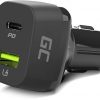 Roheline autolaadija 48 W 1 x USB-C 1 x USB-A toiteallikas 30 W kiirlaadimine 3,0 CAD33