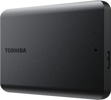 Внешний жесткий диск TOSHIBA CANVIO BASICS 2,5 дюйма, 1 ТБ, USB 3.2 Gen 1, черный