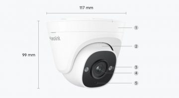 Reolink P324 5MP PoE IP kamera