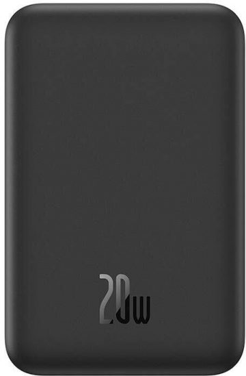 Powerbank Baseus Magnetic Mini P10022107113-00 5000mAh 20W PD INDUKTĪVS Qi USB-C USB-C KABELIS