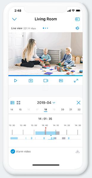Reolink E340 IP kamera iekštelpām, rotējoša, 8MPx WiFi, balta