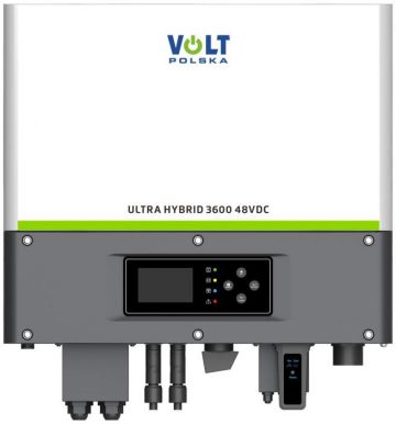 Volt Polska Ultra Hybrid 3600W/5400W 2x MPPT (120-500V) Wi-Fi гибридный солнечный инвертор Volt Polska Ultra Hybrid 3600W/5400W 2x MPPT (120-500V) Wi-Fi гибридный солнечный инвертор