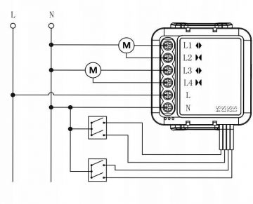 Модуль OXT мини-контроллер для 2 жалюзи WiFi TUYA Модуль OXT мини-контроллер для 2 жалюзи WiFi TUYA