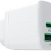 Зарядное устройство Greencell PowerSource Duo30 30 Вт переменного тока 1xUSB-C 1xUSB-A PD 3.0 QC 4.0+, белое