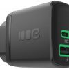 Зарядное устройство Greencell PowerSource Duo30 30 Вт переменного тока, 1 порт USB-C, 1 порт USB-A, PD 3.0 QC 4.0+, черное Зарядное устройство Greencell PowerSource Duo30 30 Вт переменного тока, 1 порт USB-C, 1 порт USB-A, PD 3.0 QC 4.0+, черное