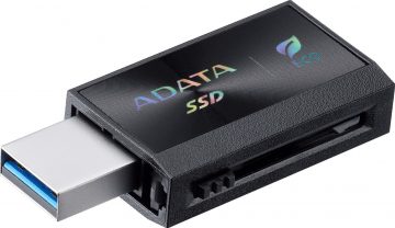 Внешний SSD-накопитель Adata SC730 512 ГБ USB 3.2C/A 600/600 МБ/с, черный Внешний SSD-накопитель Adata SC730 512 ГБ USB 3.2C/A 600/600 МБ/с, черный
