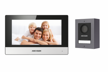 IP Video komplekts DS-KIS602 (B)  2nd gen intercom kit namrunis komplekts HikvisionIP Video komplekts DS-KIS602 (B)  2nd gen intercom kit namrunis komplekts Hikvision