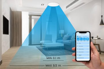 OXT spilgtuma klātbūtnes radara sensors 230 V WiFi TUYA T150